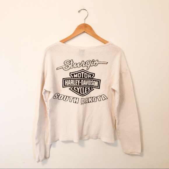 Harley-Davidson Tops - Harley-Davidson | 1997 Sturgis North Dakota Henley